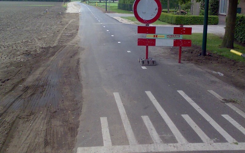 Aanleg fietspad Piekenhof in Oss
