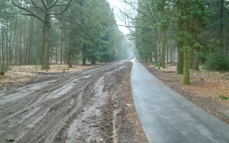 Aanleg fietspad Herpenduin in Oss