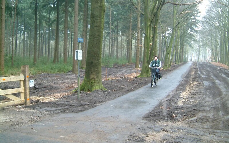 Aanleg fietspad Herpenduin in Oss
