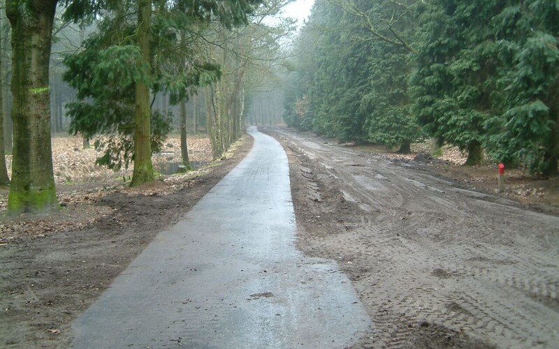 Aanleg fietspad Herpenduin in Oss