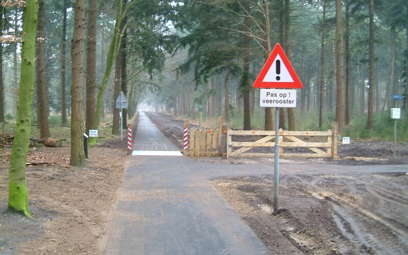 Aanleg fietspad Herpenduin in Oss