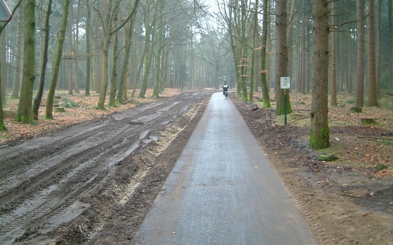 Aanleg fietspad Herpenduin in Oss