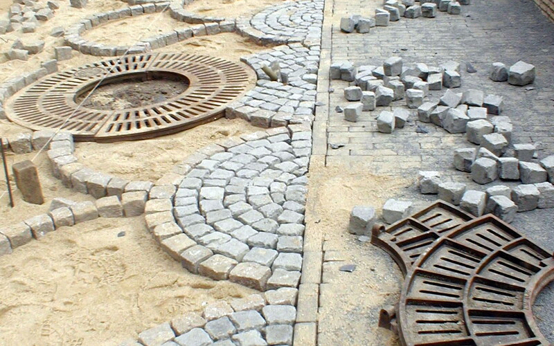 Professionele bestrating voor zakelijke en infrastructurele projecten